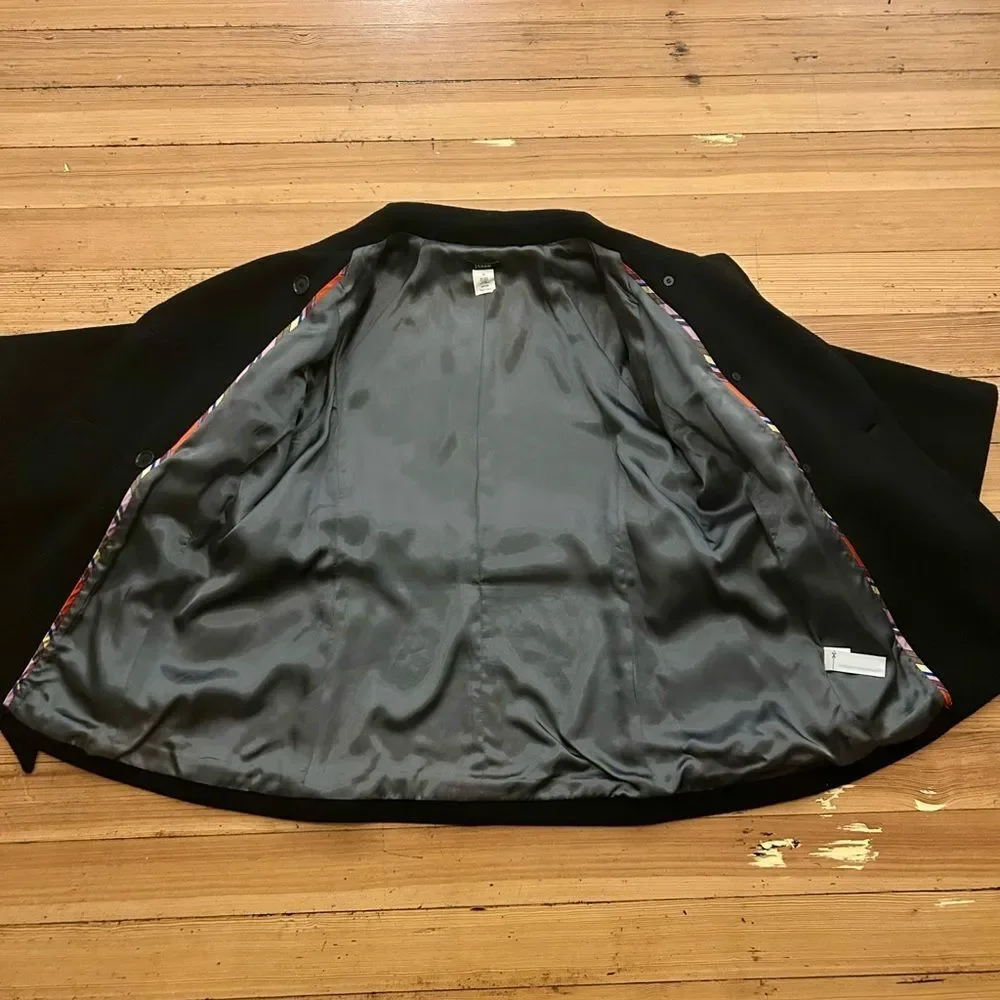 J.Crew black Sadie coat. Size 12. - Picture 6 of 12